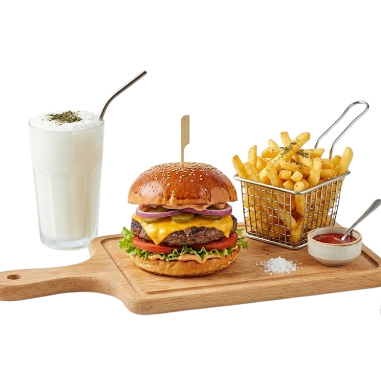 Orijinal Burger Tekli Menüsü